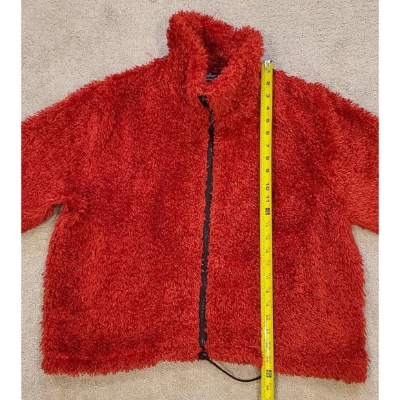 Women's Vintage Red Pleasant Pheasant Drawstring Waist Jacket Size Large CA... - Picture 3 of 10